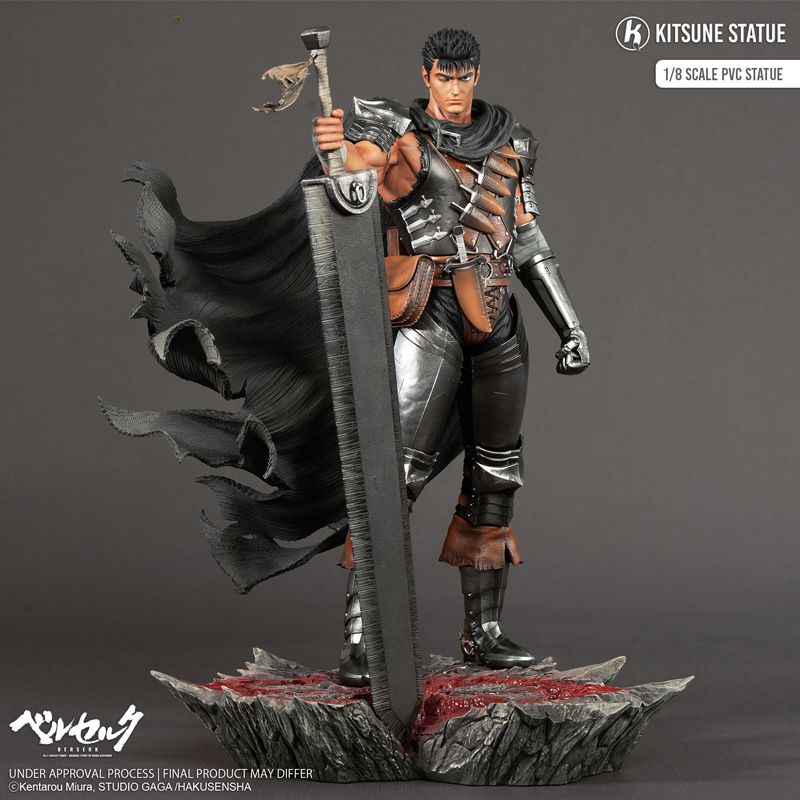 Berserk - Statuette Pvc 1/8 Guts 30 cm - Kitsune Statue