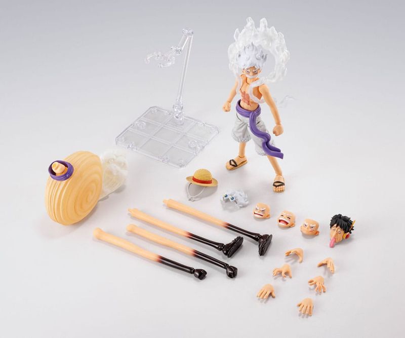 One Piece figurine S.H.Figuarts Monkey D. Luffy Gear 5 -Future Island Egghead- 15 cm - Bandai