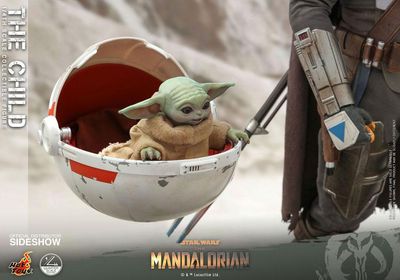 Star Wars The Mandalorian - Figurine 1/4 The Child 9 cm - Hot Toys