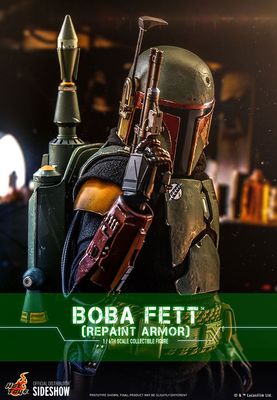 Star Wars The Mandalorian - Figurine 1/6 Boba Fett (Repaint Armor) 30 cm - Hot Toys
