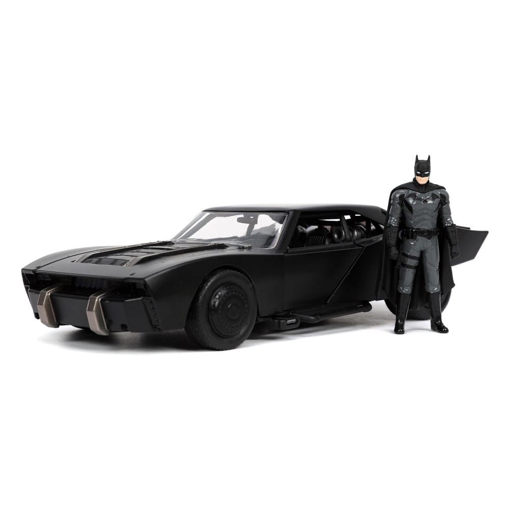 Batman - Batmobile métal 1/24 avec figurine Batman - Jada