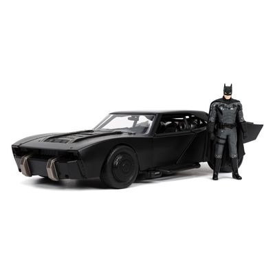 Batman - Batmobile métal 1/24 avec figurine Batman - Jada