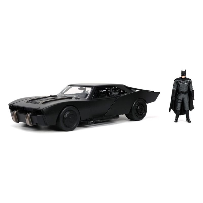 Batman - Batmobile métal 1/24 avec figurine Batman - Jada