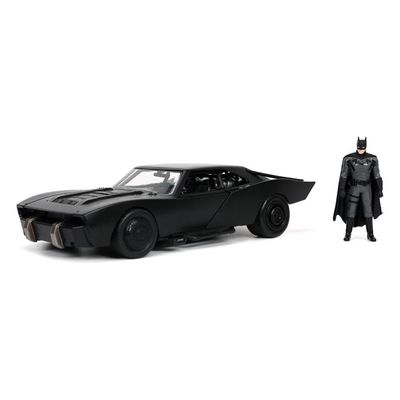 Batman - Batmobile métal 1/24 avec figurine Batman - Jada