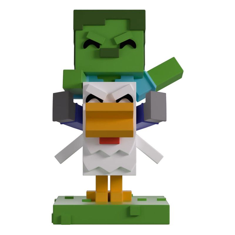 Minecraft - Vinyl figurine Chicken Jockey 12 cm - Youtooz
