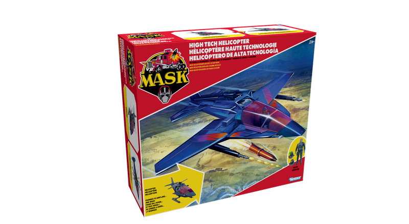 M.A.S.K. - Véhicule High Tech Helicopter 12 cm - The Loyal Subjects