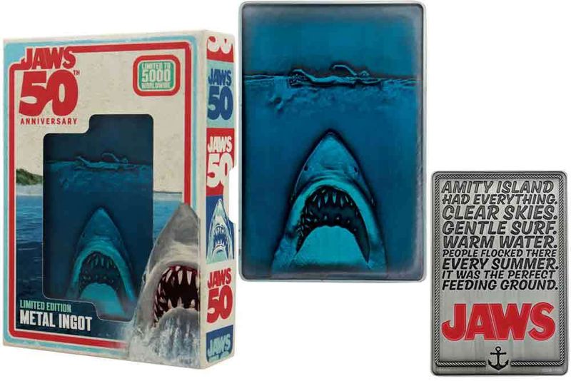 Les dents de la mer - 50th Anniversary Movie Poster Ingot - Fanattik