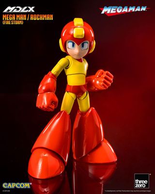 Mega Man - Figurine MDLX Mega Man  (Fire Storm) 10 cm - ThreeZero