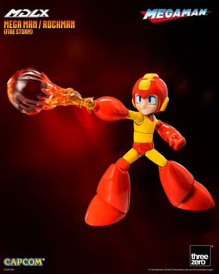 Mega Man - Figurine MDLX Mega Man  (Fire Storm) 10 cm - ThreeZero