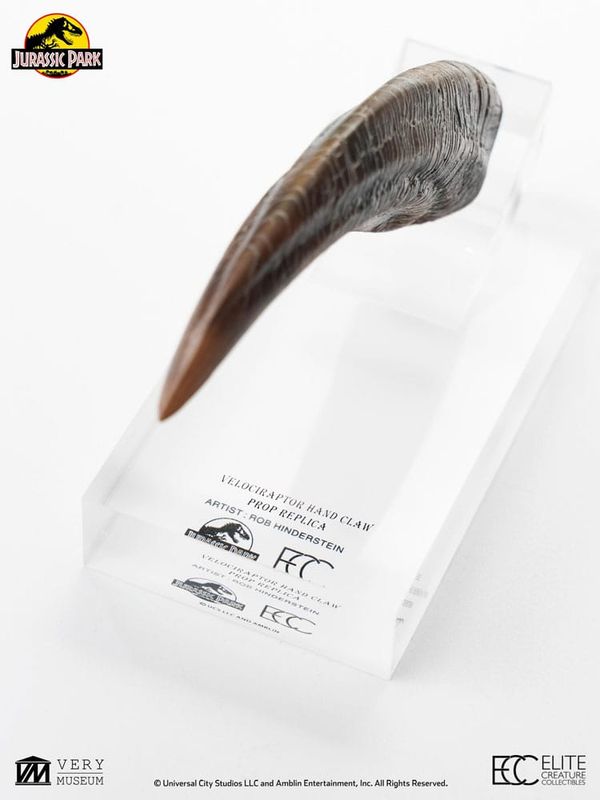 Jurassic Park - Statuette Velociraptor Hand Claw 12 cm - Elite Creature Collectibles
