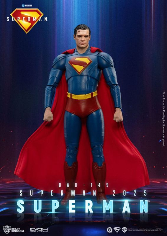 Superman (2025) - Figurine Superman & Krypto 21 cm - Beast Kingdom Toys