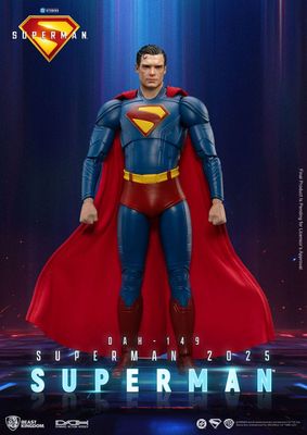Superman (2025) - Figurine Superman &amp; Krypto 21 cm - Beast Kingdom Toys