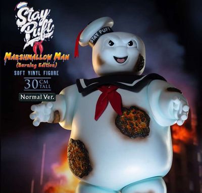 Ghostbusters - Statuette Soft Vinyl Stay Puft Marshmallow Burning Edition Normal Version 30 cm - Star Ace