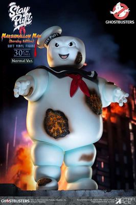 Ghostbusters - Statuette Soft Vinyl Stay Puft Marshmallow Burning Edition Normal Version 30 cm - Star Ace