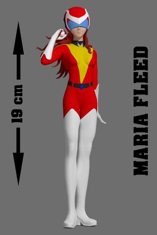 Goldorak - Figurine Vinyle Maria Fleed 1/10 - Move The Game