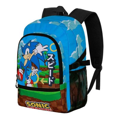 Sonic The Hedgehog - Sac à dos Fan Fight Sonic Greenhill 2.2 - Karactermania