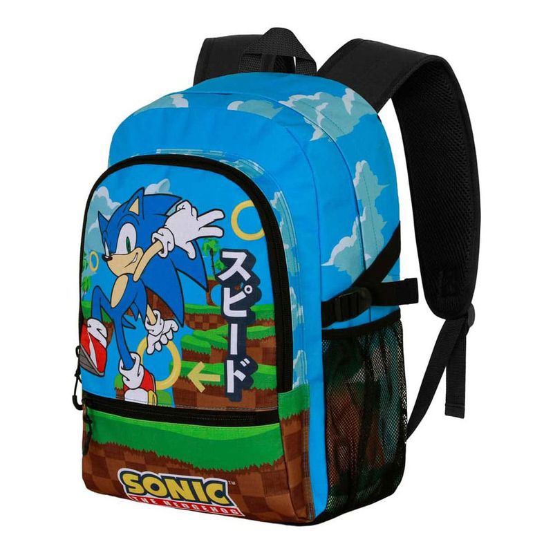 Sonic The Hedgehog - Sac à dos Fan Fight Sonic Greenhill 2.2 - Karactermania