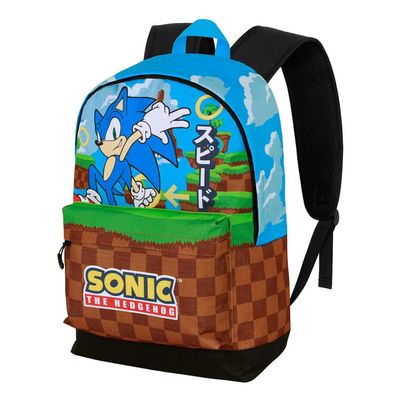 Sonic The Hedgehog - Sac à dos Fan HS Sonic Greenhill 2.2 - Karactermania
