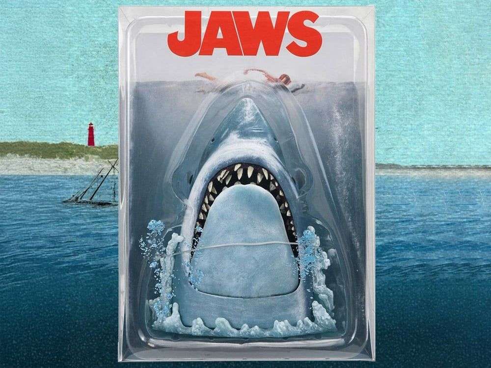 Les dents de la mer - Figurine Collector 3D Affiche 50th Anniversary - Neca