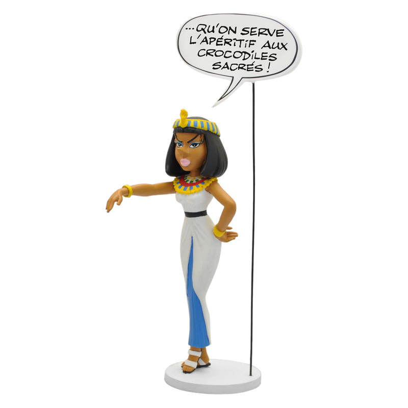 Astérix - Figurine Résine Cléopâtre Collection Bulles 21 cm - Plastoy
