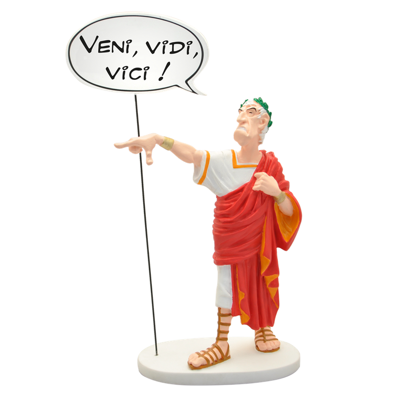 Astérix - Figurine Résine César Collection Bulles 20 cm - Plastoy