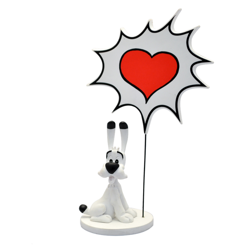 Astérix - Figurine Résine Idéfix Collection Bulles 15 cm - Plastoy