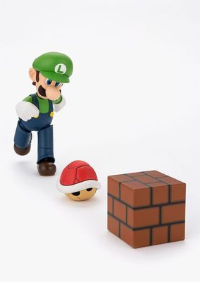 Super Mario - Figurine S.H. Figuarts Luigi 11 cm  - Bandai