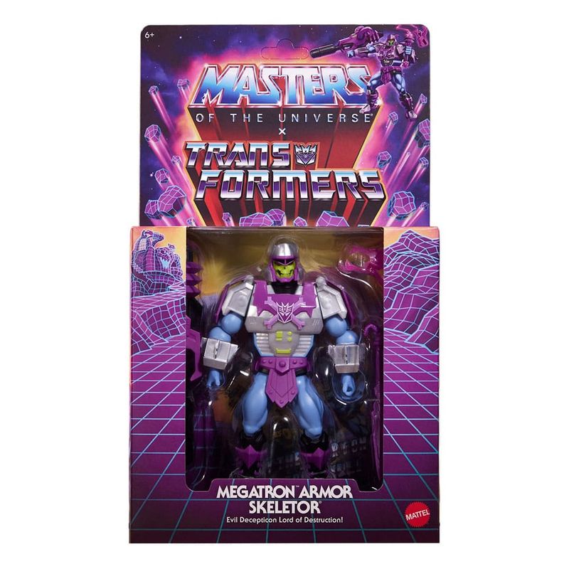 Masters of the Universe x Transformers - Figurine Megatron Armor Skeletor Exclusive 14 cm