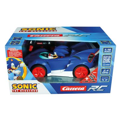 Sonic the Hedgehog Cart - Voiture télécommandée RC 1/18 2,4GHz Sonic Performance - Carrera
