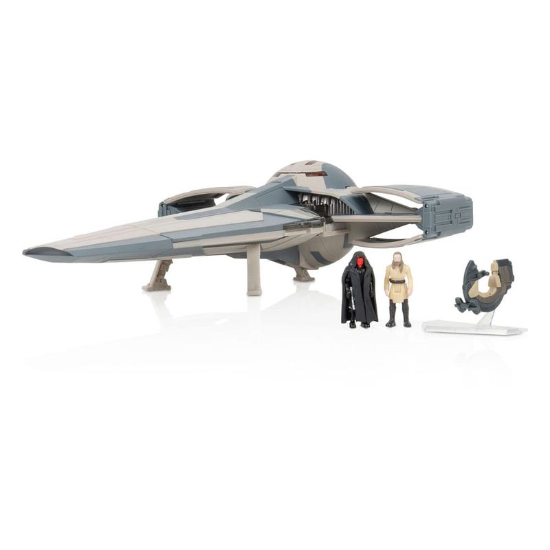 Star Wars Episode 1 - Véhicule avec figurines Deluxe Sith Infiltrator 20 cm - Jazwares
