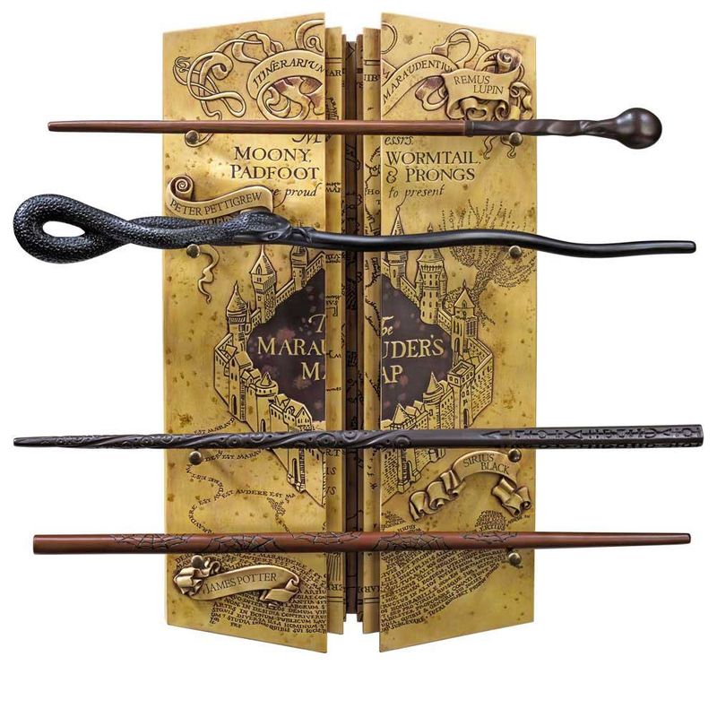 Harry Potter - Set 4 baguettes magiques The Marauder&#39;s Collection - Noble Collection