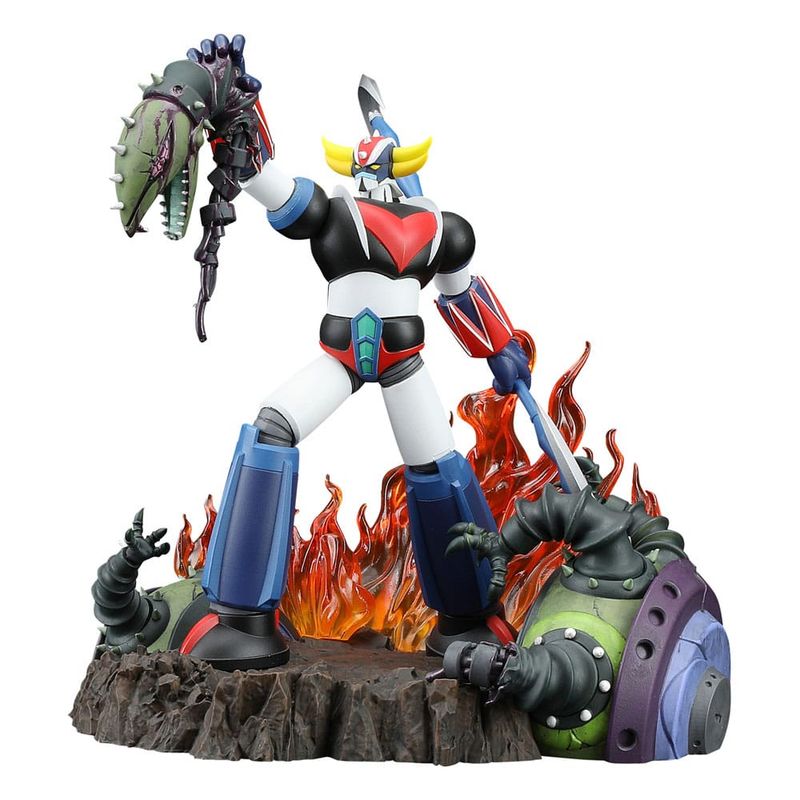 Goldorak - Statuette Scene Selection 01 Grendizer a cry of Victory 14 cm - Plex