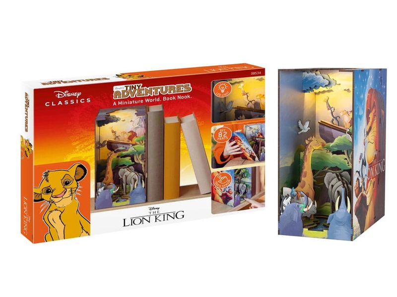 Disney - Book Nook Tiny Adventures Le Roi lion 23 cm - Revell