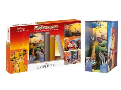 Disney - Book Nook Tiny Adventures Le Roi lion 23 cm - Revell