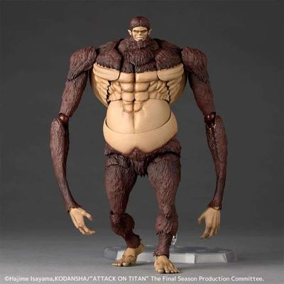 Attack On Titan - Figurine Amazing Yamaguchi Revoltech Sieg Titan Bestial - Kaiyodo