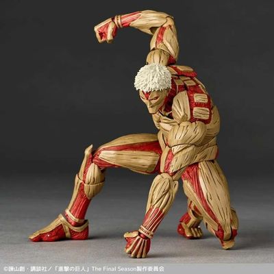 Attack On Titan - Figurine Amazing Yamaguchi Revoltech Reiner Titan Cuirassé - Kaiyodo