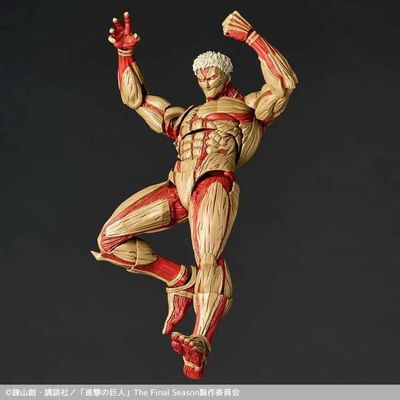Attack On Titan - Figurine Amazing Yamaguchi Revoltech Reiner Titan Cuirassé - Kaiyodo