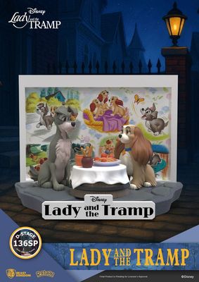 Disney - Diorama D-Stage La Belle et le Clochard 12 cm  - Beast Kingdom