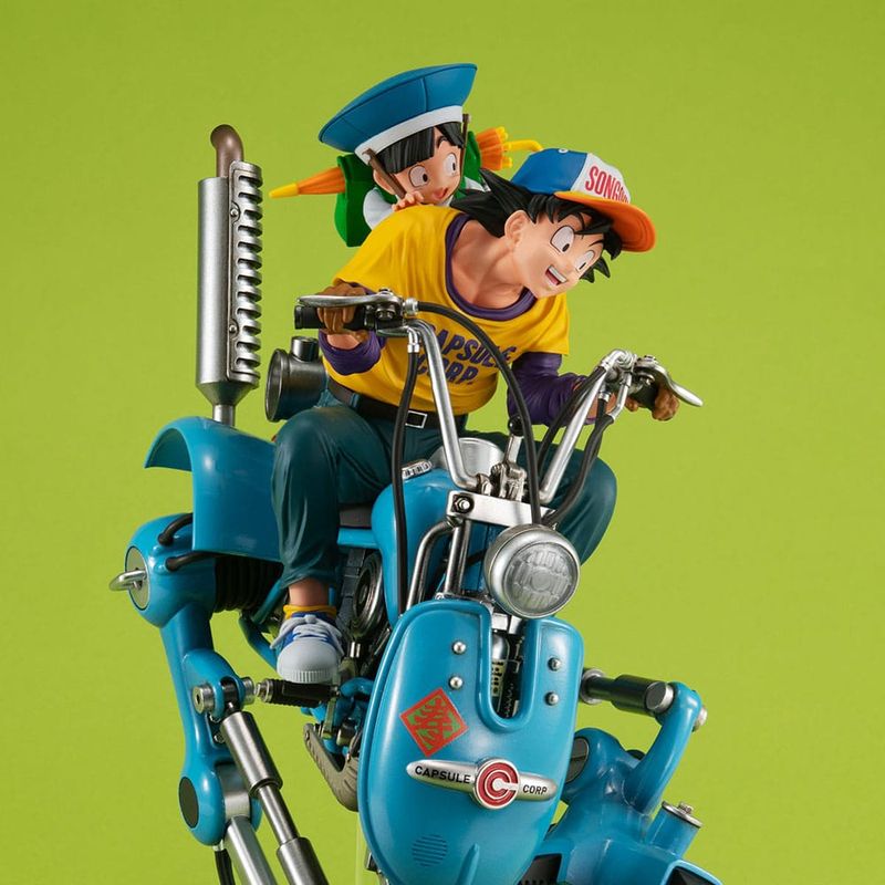 Dragon Ball Z - Diorama Desktop Real McCoy EX Son Goku &amp; Son Gohan &amp; Robot with two legs 20 cm - Megahouse
