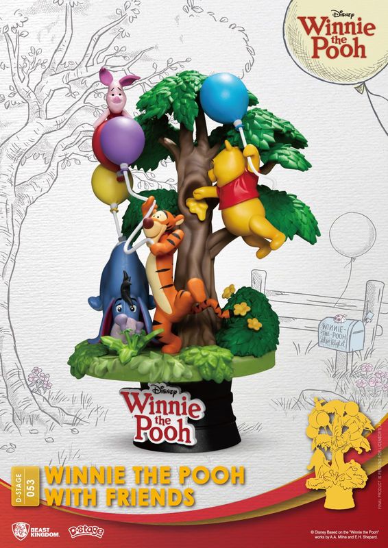 Disney - Diorama D-Stage Winnie l'Ourson With Friends 16 cm - Beast Kingdom