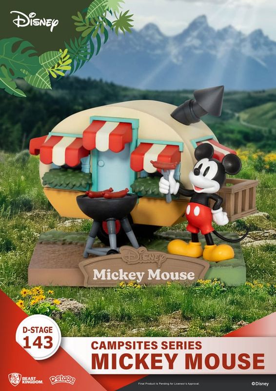 Disney - Diorama D-Stage Campsite Series Mickey Mouse 10 cm - Beast Kingdom
