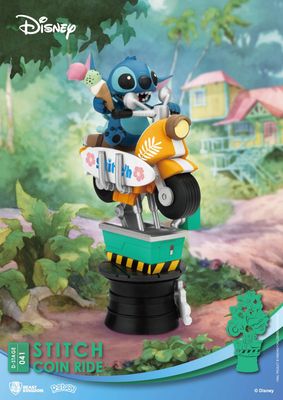 Lilo &amp; Stitch - Diorama D-Stage Stitch Coin Ride 16 cm - Beast Kingdom