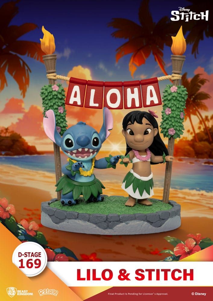 Lilo &amp; Stitch - Diorama D-Stage Lilo &amp; Stitch 16 cm - Disney - Beast Kingdom