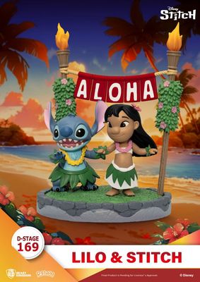 Lilo &amp; Stitch - Diorama D-Stage Lilo &amp; Stitch 16 cm - Disney - Beast Kingdom