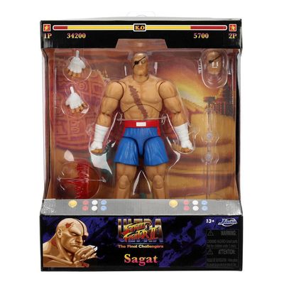 Ultra Street Fighter II: The Final Challengers - Figurine 1/12 Sagat 19 cm - Jada Toys