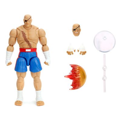 Ultra Street Fighter II: The Final Challengers - Figurine 1/12 Sagat 19 cm - Jada Toys