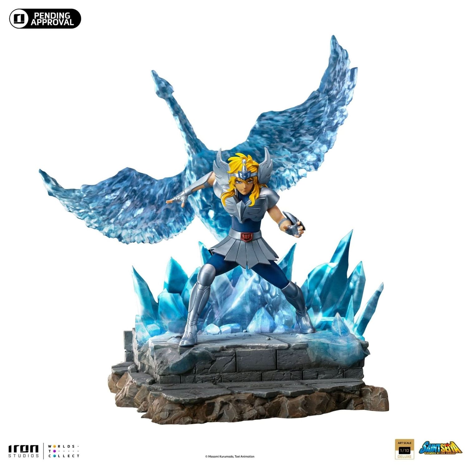 Saint Seiya - Statuette Art Scale 1/10 Deluxe Cygnus Hyoga - Iron Studios