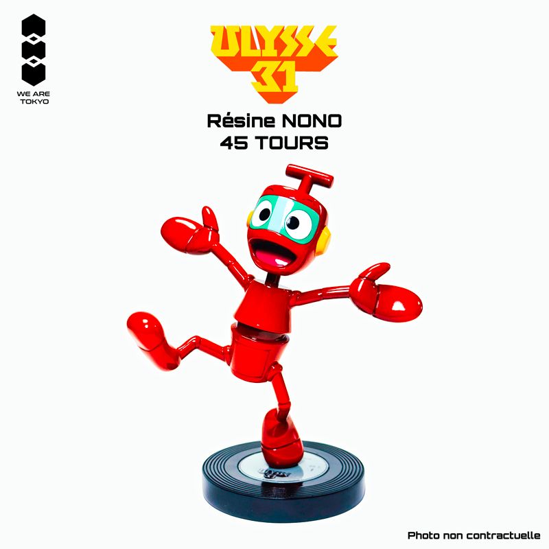 Ulysse 31- Statuette Resine Nono 45tours Resine 15cm - We Are Tokyo