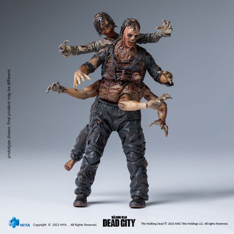 The Walking Dead : Dead City - Figurine 1/18 Exquisite Mini Walker King 11 cm - Hiya Toys