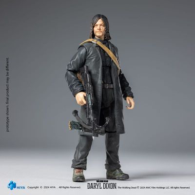 The Walking Dead : Daryl Dixon - Figurine 1/18 Exquisite Mini Daryl 11 cm - Hiya Toys